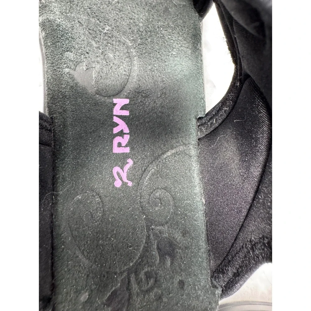 RYN Rocker Sole 💜Walking Sandals Black Purple Triple Strap orthopedic US 7.5 - Picture 9 of 10